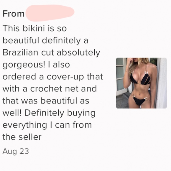 BLUE Braided Ties Bikini Swimsuit - Picture 11 of 14